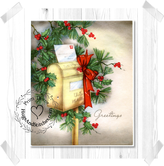 Pine Covered Mailbox Christmas Image #164