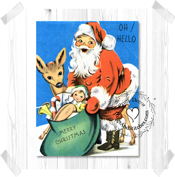 Santa Claus With Toy Bag Christmas Image #166