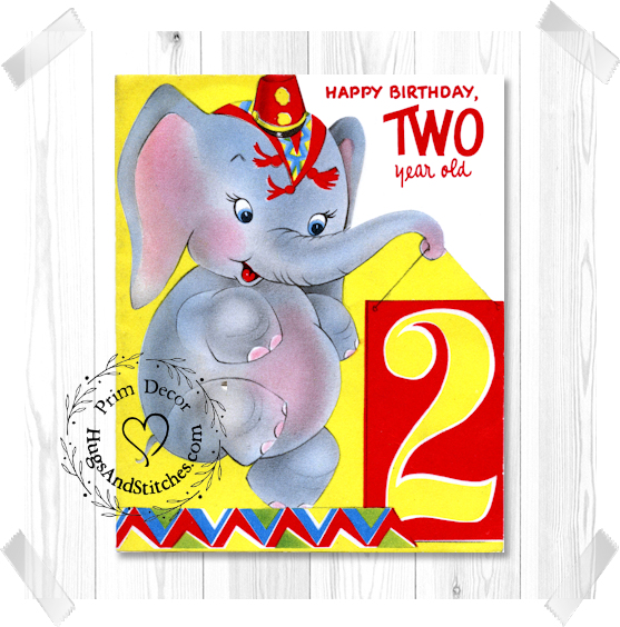 Happy Birthday 2 Year Old Circus Elephant Image #181
