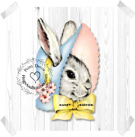 Bunny Wearing A Bonnet Easter Image #185