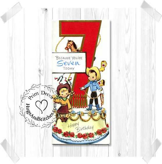 Happy Birthday 7 Year Old Cowboy Cowgirl Image #189