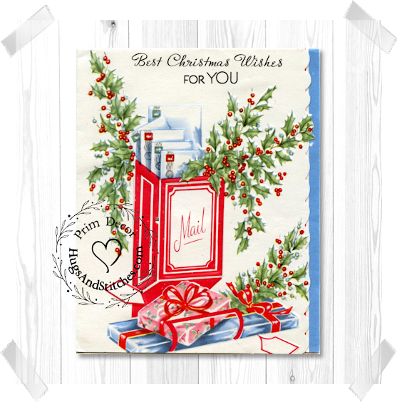 Holly Mailbox Christmas Mail Image #191
