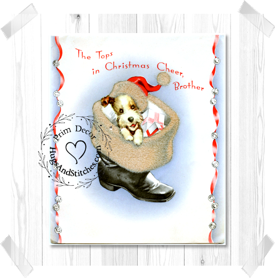 Scottie Terrier Dog In Santa Boot Christmas Image #192