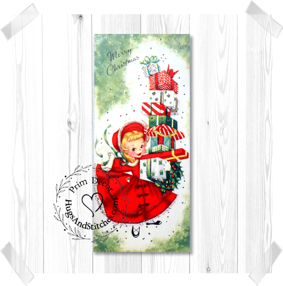 Girl Carrying A Big Stack Of Presents Christmas Image #215