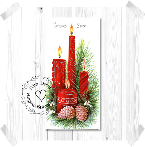 Red Candles Christmas Image #225