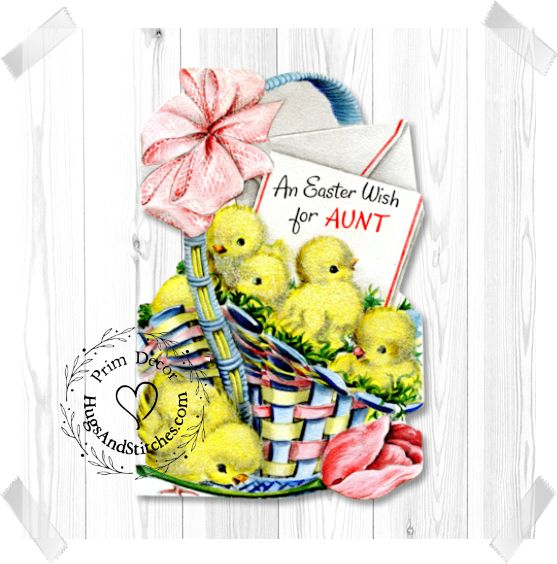 Chicks In A Basket Easter Image #43