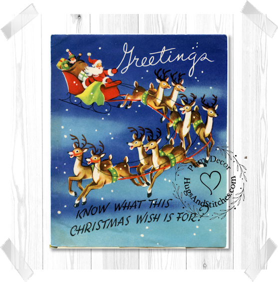 Santa Sleigh And Reindeer Christmas Image #44
