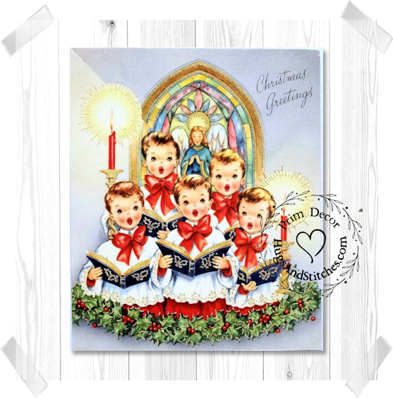 Church Choir Caroling Boys Christmas Image #45
