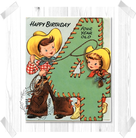 Cowboy Cowgirl 4 Year Old Birthday Image #5