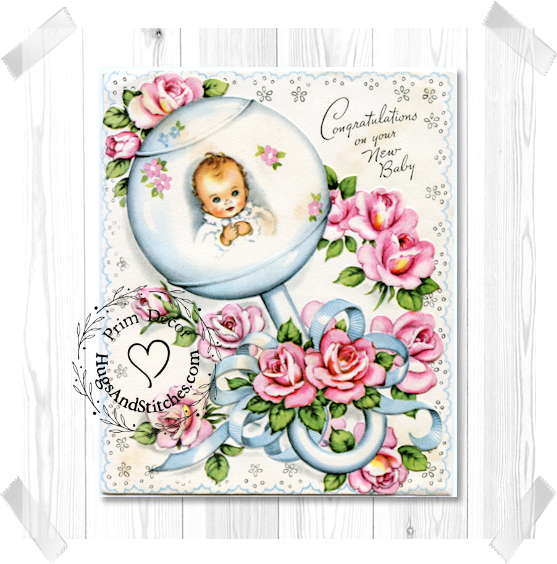 Congratulations New Baby Rattle Image #56
