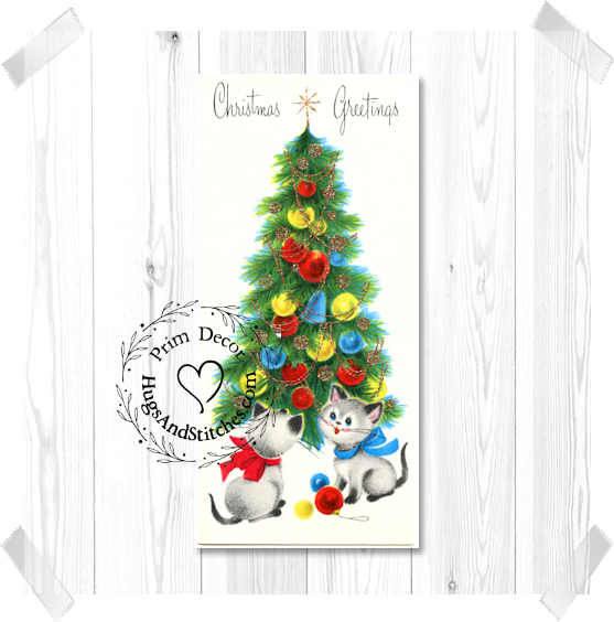Kittens By Christmas Tree Image #63