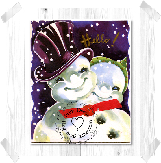 Snowman Couple Christmas Image #70