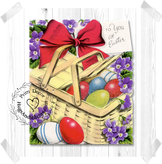 Easter Eggs In A Basket Image #76