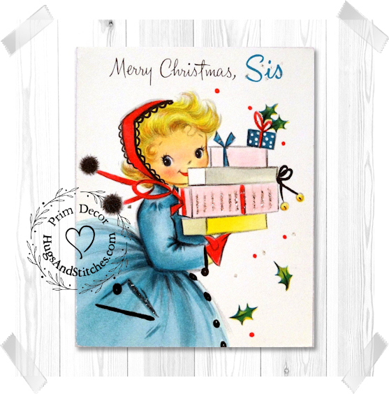 Girl With Presents Christmas Image #81