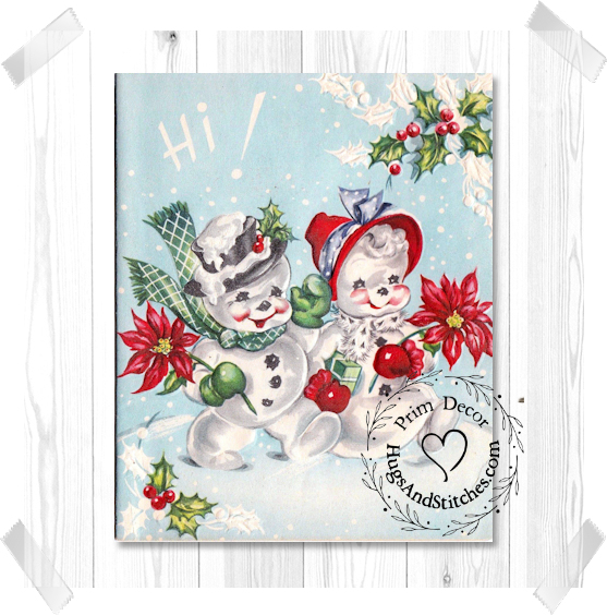 Snowman Couple Christmas Image #87
