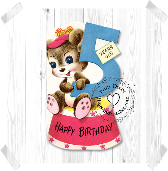 Happy Birthday 5 Year Old Bear Image #94