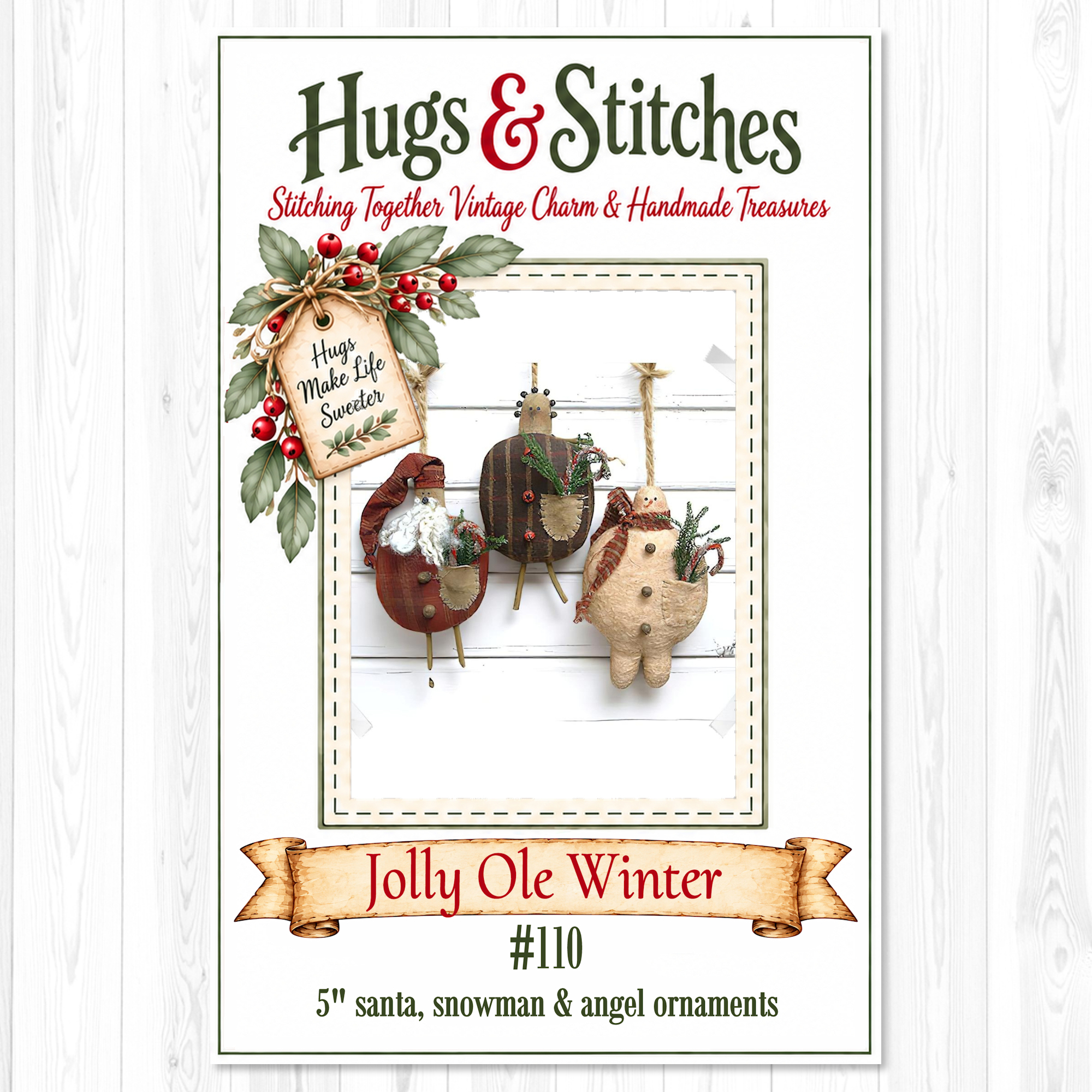 Jolly Ole Winter Ornament Pattern #110