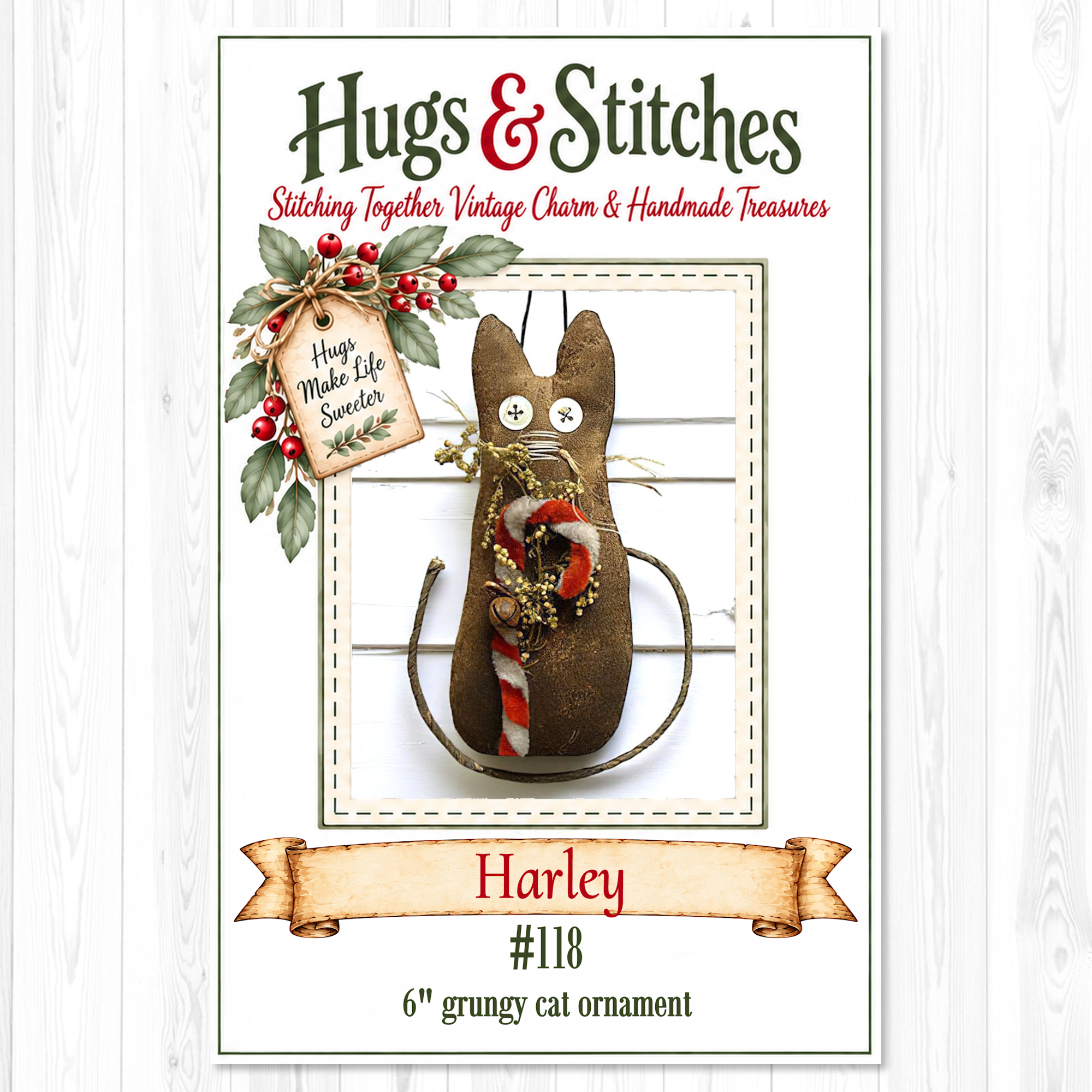Harley the Grungy Cat Pattern #118